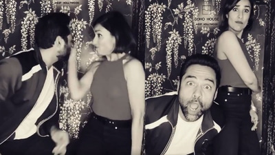 Abhay Deol is seen being slapped in a video shared by him on Instagram. Abhay Deol is seen being slapped in a video shared by him on Instagram. 