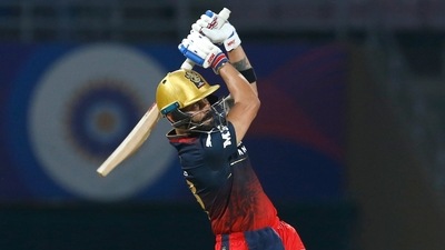 Royal Challengers Bangalore Virat Kohli plays a shot during the Indian Premier League 2022 (IPL Twitter) Royal Challengers Bangalore Virat Kohli plays a shot during the Indian Premier League 2022 (IPL Twitter)