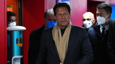 Pakistan prime minister Imran Khan. (AFP)