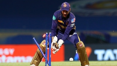 Sheldon Jackson of Kolkata Knight Riders in action against Royal Challengers Bangalore (PTI) Sheldon Jackson of Kolkata Knight Riders in action against Royal Challengers Bangalore (PTI)