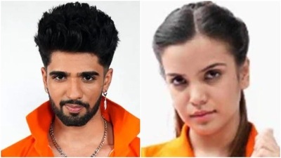 Zeeshan Khan and Azma Fallah got into an ugly fight on Lock Upp. Zeeshan Khan and Azma Fallah got into an ugly fight on Lock Upp.