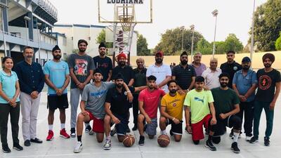 Member of Ludhiana Basketball Association (LBA) Brij Goyal said said that coaches of LBA have worked hard to prepare both the Punjab baskeyball teams for the 71st Senior Basketball Championship. (HT PHOTO)