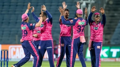 Prasidh Krishna bowled a maiden wicket over (BCCI) Prasidh Krishna bowled a maiden wicket over (BCCI)