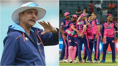 Ravi Shastri; RR players in action (Getty/IPL) Ravi Shastri; RR players in action (Getty/IPL)