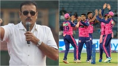 Ravi Shastri; Rajasthan Royals in action during their IPL 2022 opener (Twitter/IPL) Ravi Shastri; Rajasthan Royals in action during their IPL 2022 opener (Twitter/IPL)