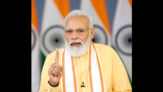 Prime Minister Narendra Modi will interact with students, teachers and parents from all over the country under the fifth edition of ‘Pariksha Pe Charcha’ on April 1. (ANI file)