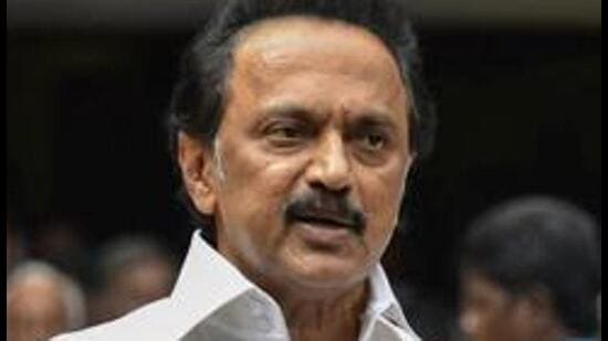 Tamil Nadu chief minister MK Stalin said that the DMK office’s inaugural event will write the history of southern India from Delhi. (PTI)