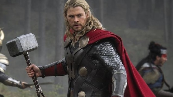 Chris Hemsworth plays the popular superhero Thor in Marvel Cinematic Universe.