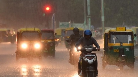 Delhi recorded 217mm of rainfall during this winter period -- nearly double of the 114mm recorded in the previous winter. (HT Photo)