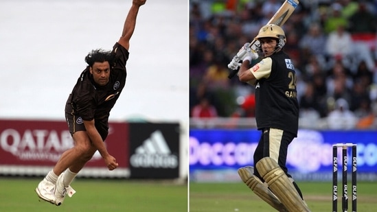 Shoaib Akhtar and Sourav Ganguly were teammates at KKR in IPL 2008.&nbsp;(Getty Images)