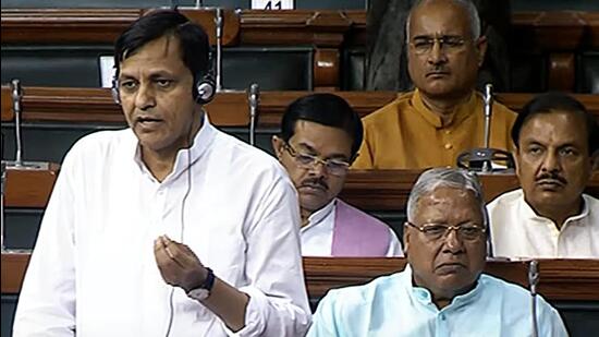 Union minister of state for home affairs Nityanand Rai in Lok Sabha on Tuesday. (ANI Photo)