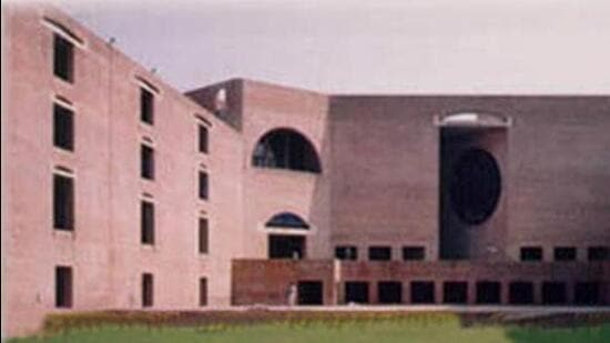 The present logo of IIM-A -- adopted in 1961 when the institute was set up -- has the motif of ‘Tree of life’. (HT File)