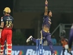 Knight Riders' Umesh Yadav celebrates the dismissal of Virat Kohli(Twitter/IPL) Knight Riders' Umesh Yadav celebrates the dismissal of Virat Kohli(Twitter/IPL)