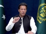 Pakistan prime minister Imran Khan addressing the nation. (PTV Grab) Pakistan prime minister Imran Khan addressing the nation. (PTV Grab)