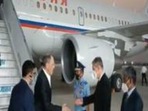 Sergei Lavrov at Delhi airport (ANI)
