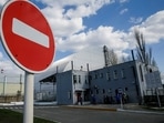 Chernobyl nuclear power plant, in Chernobyl, Ukraine.
