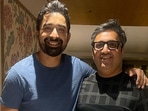 Rannvijay Singh visited Ashneer Grover at his residence. Rannvijay Singh visited Ashneer Grover at his residence.