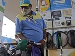 The fuel prices once again went up on Thursday with diesel reaching <span class='webrupee'>₹</span> <span class='webrupee'>₹</span>93.07 per litre in Delhi and the price of petrol was at <span class='webrupee'>₹</span>101.81 per litre. (HT Photo) The fuel prices once again went up on Thursday with diesel reaching <span class='webrupee'>₹</span> <span class='webrupee'>₹</span>93.07 per litre in Delhi and the price of petrol was at <span class='webrupee'>₹</span>101.81 per litre. (HT Photo)