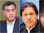 Faiz Hameed, former Director-General of the ISI (L), Pakistan Prime Minister Imran Khan (C), Pak NSA Moeed Yusuf (R). Faiz Hameed, former Director-General of the ISI (L), Pakistan Prime Minister Imran Khan (C), Pak NSA Moeed Yusuf (R).