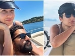 Katrina Kaif with Vicky Kaushal during their vacation. Katrina Kaif with Vicky Kaushal during their vacation.