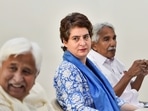 Congress general secretary Priyanka Gandhi Vadra at a meeting at the AICC headquarters, in New Delhi. Congress general secretary Priyanka Gandhi Vadra at a meeting at the AICC headquarters, in New Delhi.