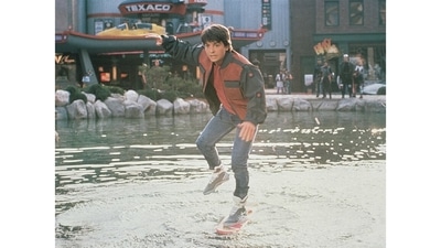The city of Back To The Future II (1989) is the one most ordinary folks want – a world that looks like it has been stuck in the 1980s but comes with all kinds of useful gizmos. There are floating hoverboards, self-lacing shoes, cool fast cars, digital window views, and endless sequels to Jaws. Great Scott! (Courtesy Universal Pictures)