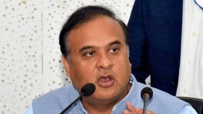 .Assam chief minister Himanta Biswa Sarma. (PTI PHOTO.)