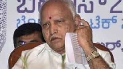 BS Yediyurappa.