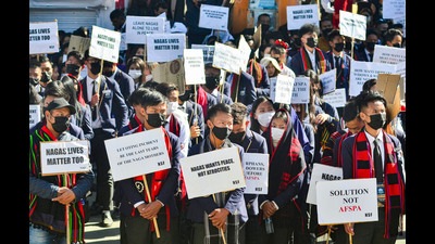 Data tabled by Central government in Parliament indicated that the number of insurgency-related incidents in the Northeast has dropped from 824 in 2014 to 187 till November 15, 2021. (PTI)