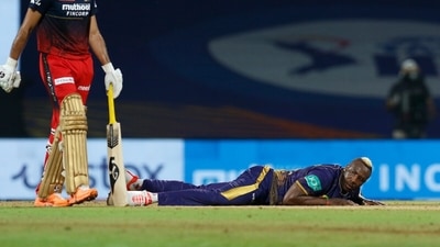 Andre Russell of Kolkata Knight Riders (PTI) Andre Russell of Kolkata Knight Riders (PTI)