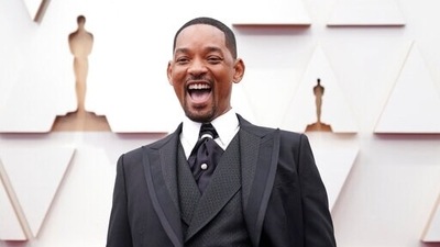 Will Smith arrives at the Oscars on Sunday. (AP) (Jae C. Hong/Invision/AP)