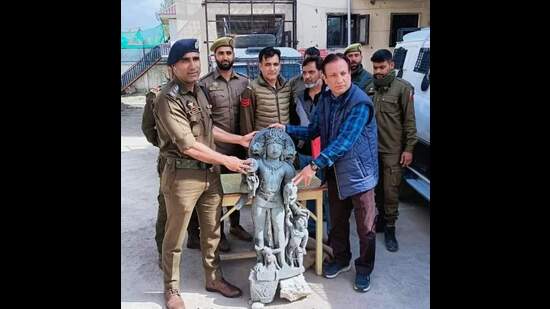 The statue recovered from Jhelum was found in good condition.