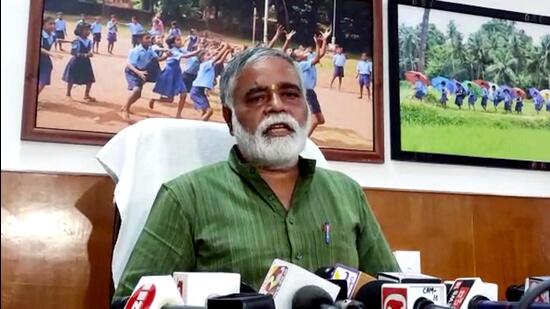 The All-India Lawyers’ Association For Justice has asked primary and secondary education minister BC Nagesh to immediately withdraw his statements as they “fall foul of the judgment of the Karnataka High Court, as well as the relevant government orders”. (ANI)