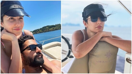 Katrina Kaif and Vicky Kaushal are vacationing in an undisclosed beach destination and shared a few stills from their stay on their social media handles.(Instagram/@katrinakaif)