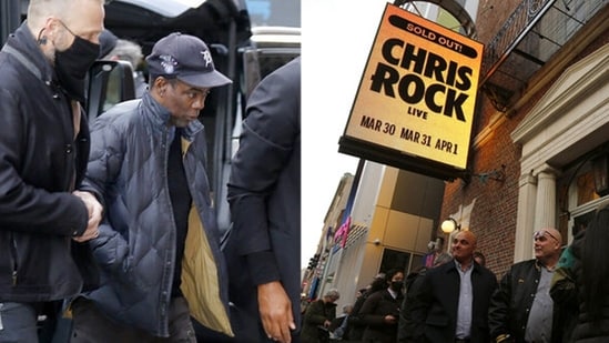 Chris Rock was spotted ahead of his show in Boston.&nbsp;