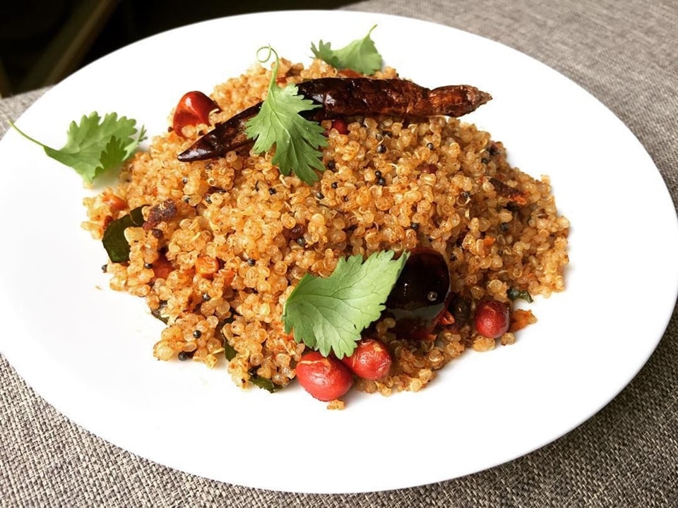 Quinoa Puliyogare Quinoa Puliyogare