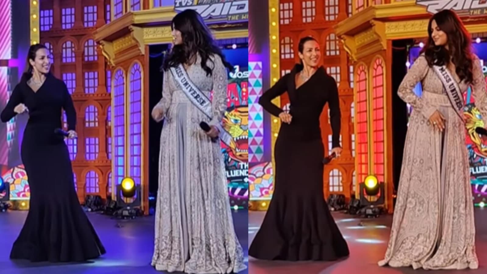 Malaika Arora teaches Miss Universe Harnaaz Sandhu her iconic Chaiyya Chaiyya steps, fans ask ‘Who did it better?’ Watch