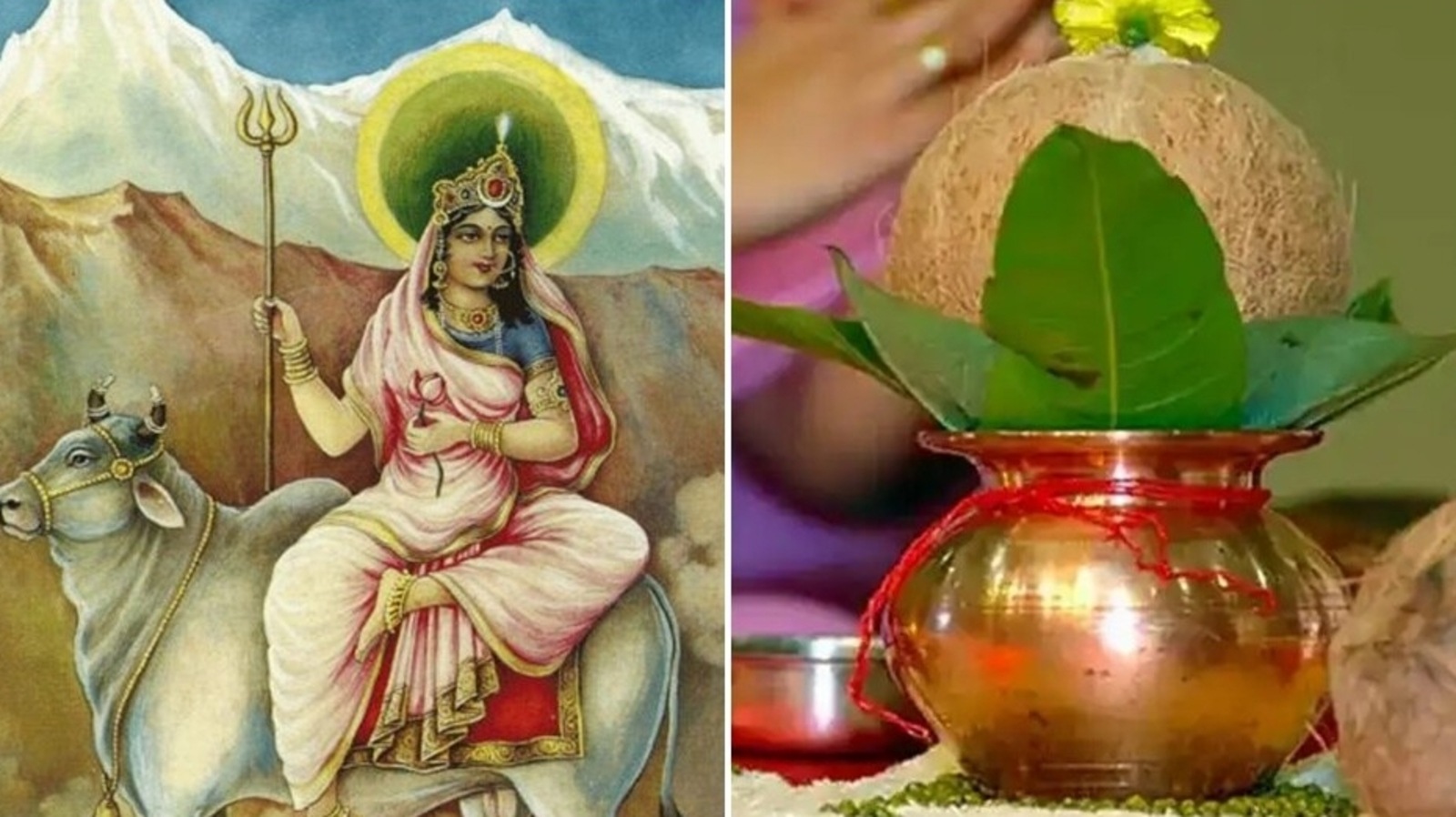 Chaitra Navratri Day 1 Maa Shailputri Puja Vidhi Ghatasthapana Muhurat Hindustan Times 0134