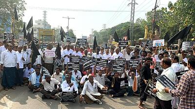 The protest camps at villages like Thullur, Venkatayapalem, Velagapudi and Mandadam continue to exist, but there won’t be any protests. (ANI) The protest camps at villages like Thullur, Venkatayapalem, Velagapudi and Mandadam continue to exist, but there won’t be any protests. (ANI)