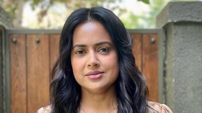 Sameera Reddy opened up about her own struggle with alopecia areata through a post on Instagram Sameera Reddy opened up about her own struggle with alopecia areata through a post on Instagram