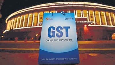 GST collections dipped below ₹1 lakh crore in just two months of 2021-22—in May and June 2021. (PTI PHOTO.) GST collections dipped below ₹1 lakh crore in just two months of 2021-22—in May and June 2021. (PTI PHOTO.)