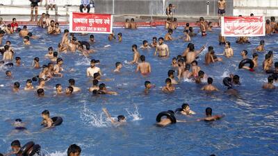 Heatwave conditions in the state are likely to continue. There is wind discontinuity and the eastern part of Maharashtra has low-pressure area. (Rahul Raut/HT PHOTO)