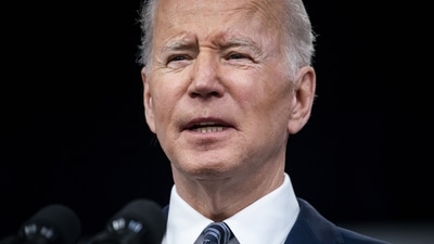 Biden said he did not want to emphasise on the point as there is not much concrete evidence. (Bloomberg) Biden said he did not want to emphasise on the point as there is not much concrete evidence. (Bloomberg)