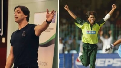 Shoaib Akhtar and Mohammad Sami (Getty Images)