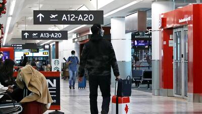 A passenger walks in Toronto Pearson Airport's Terminal 3, in Ontario, Canada. (REUTERS/FILE) A passenger walks in Toronto Pearson Airport's Terminal 3, in Ontario, Canada. (REUTERS/FILE)