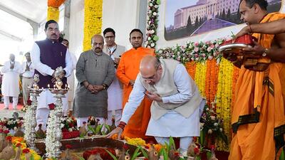 The announcement was made by chief minister Basavaraj Bommai in the presence of influential Lingayat seers of Siddaganga Matha and union home minister Amit Shah. (PTI)