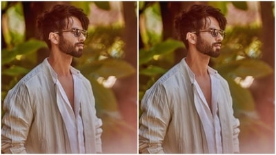 In tinted shades from R Kumar Opticians, Shahid unleashed his boyish charm for the cameras. (Instagram/@shahidkapoor)