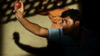 Shreyas Talpade in a still from Kaun Pravin Tambe. Shreyas Talpade in a still from Kaun Pravin Tambe. 