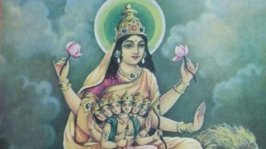 Goddess Skandmata: She is the fifth avatar of Goddess Durga who is the mother of Skanda (Kartikeya), who kills the fiery demon, Tarakasura.(File Photo)