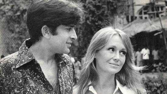 Shashi Kapoor with his wife Jennifer Kendal.